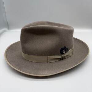 Vintage Resistol Ranch Fedora Alexander’s Self Conforming Melorol size XL 6 7/8